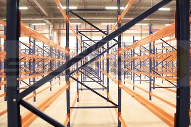 High Efficiency Heavy Duty Warehouse Racks , Metal Storage Rack System