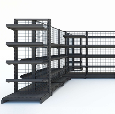 Sistema de Prateleiras para Supermercado Reforçado com Capacidade para 500kg Design Modular